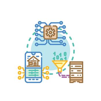 Integrated functionality developing digital technology system solutions. minimal vector