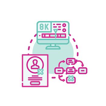 styles Brand consistent visuals developing customer. perception vector