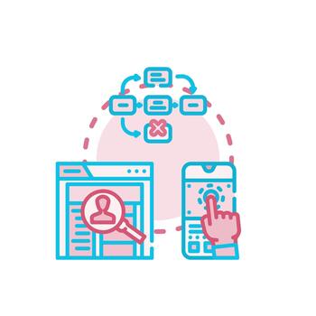 Smartphone app usability experience developing user variations. interface vector