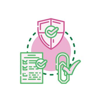 Software testing approval process set. across multiple devices vector