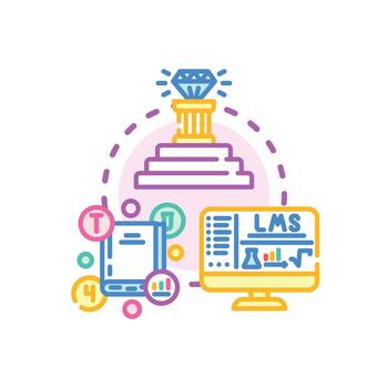 Knowledge competence pack. developing valuable skill concept vector