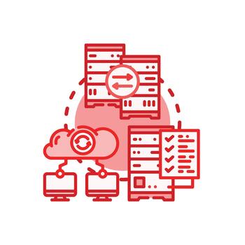 Input data. provenance forms tracing with processing workflow vector