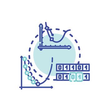 Step by step variations. model optimization process developing machine learning solutions vector