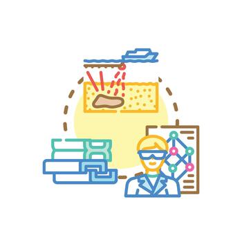 Engineering. and construction industry development forms process concept vector