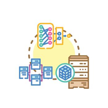 Database multipack node network processing data server. system vector