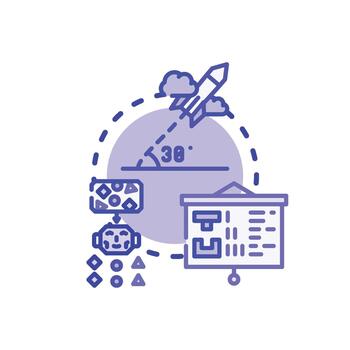 Categorized learning process with data. classification minimal modeling vector