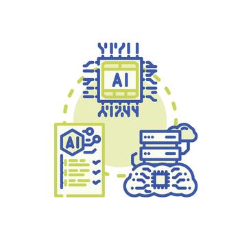 Multi core operations forms pipeline processing. data flow concept vector