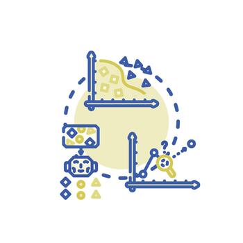 Machine learning based pattern recognition process vector