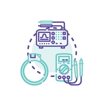 Technical equipment specification development process management vector
