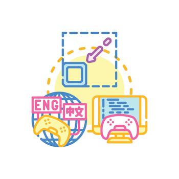 Object encapsulation. concept in software development stylized programming vector