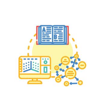 Iconographic information visualization and data processing system. multipack vector