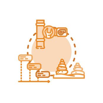 Optimizing focus and productivity using work timer cycles vector