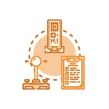 Cloud computing connecting handheld. device styles and computer vector