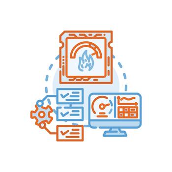 UPC uso nivel global datos Procesando concepto vector