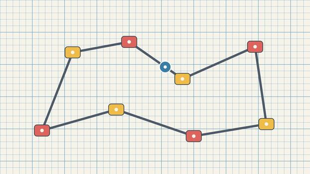 Graph Paper Study Path Background Loop video