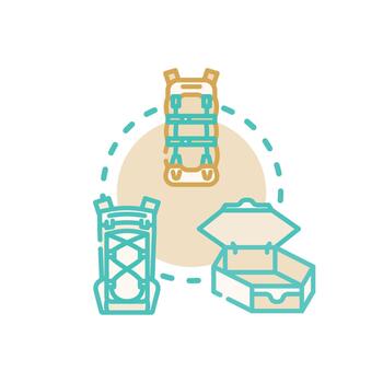 pack template creating design elements concept vector