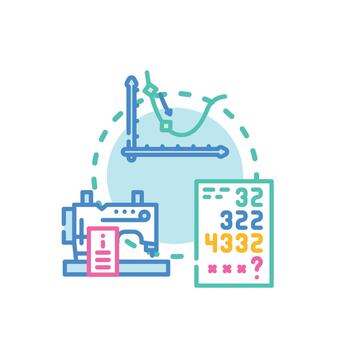 Robot learning tutorial concepts with neural network. algorithm vector