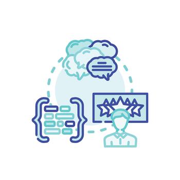 User data processing and emotional experience analysis vector
