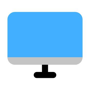Monitor flat icon vector