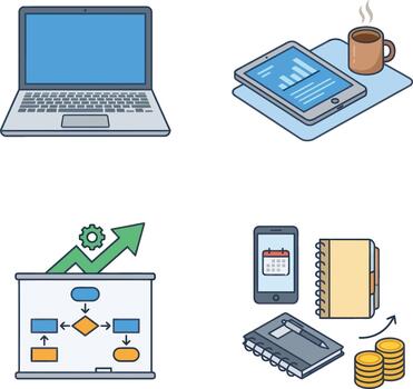 web diseño programación y desarrollador espacio de trabajo vector