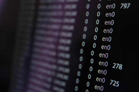 Computer Screen Displaying Web Development Codes photo