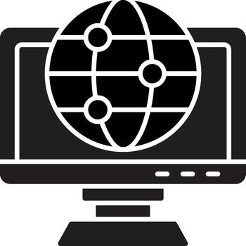 Computer Screen Learning Design vector