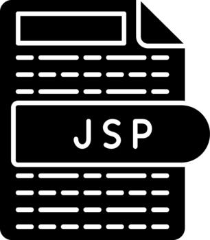 jsp Java servidor página ilustración vector