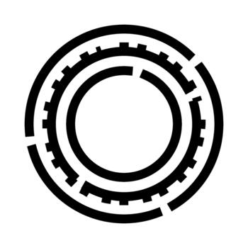 digital circulo interfaz creando resumen tecnología antecedentes vector
