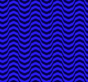 Pixel Wave Seamless Pattern vector