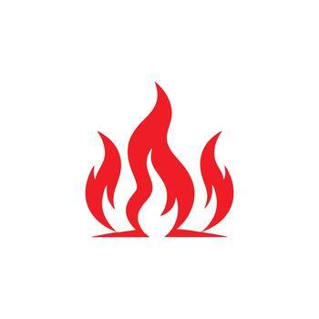 flame design logo vector