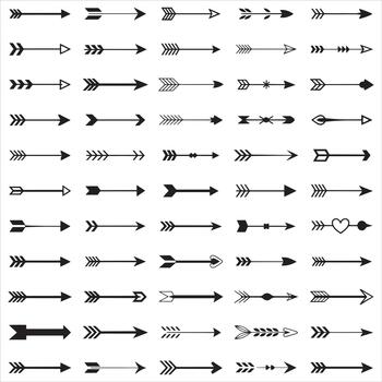 decorativo flecha elementos vector