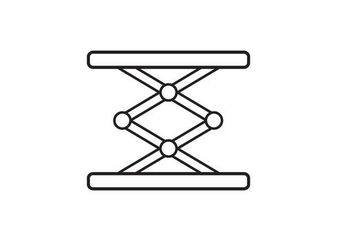 simple elevator spring vector
