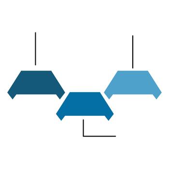 Three Section Infographic vector