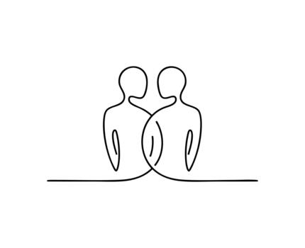 Codependency Behavior Icons vector