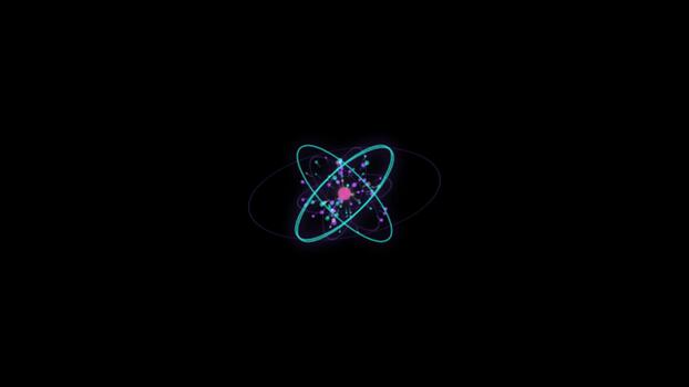 futuristisch Quantum Computing Transformation von Atom zu Prozessor Chip video