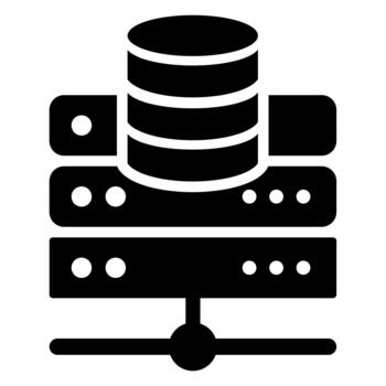 base de datos servidor red icono vector
