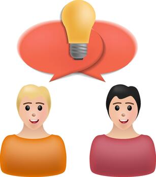 Collaborative resolution teamwork icon vector