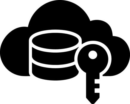 Cloud database access and secure data management vector