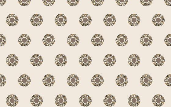 Sunray Rosette Repeat Pattern vector