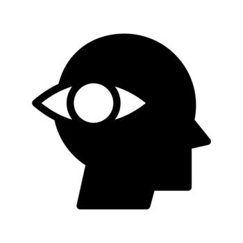 Overthinking Stressed Mind Loop vector