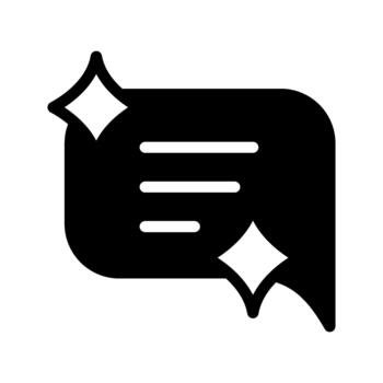 Chat Bubble Conversation Interface vector