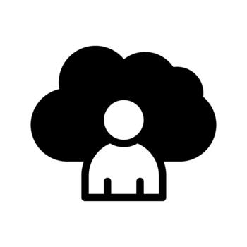 Cloud User Access System vector