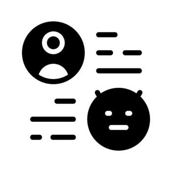 Chatbot Interaction Interface vector