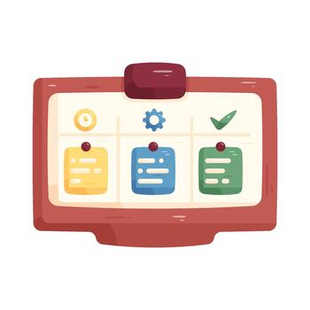 task tracker Illustration vector