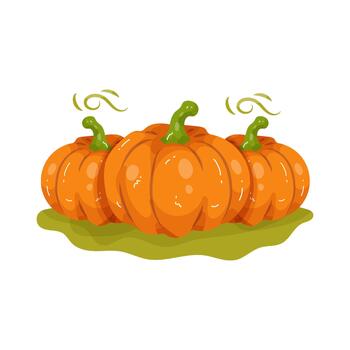 Pumpkin Patch Illustration vector