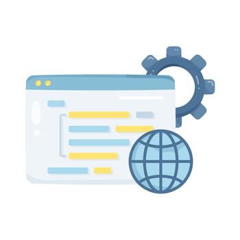 Software Development and Web Programming vector