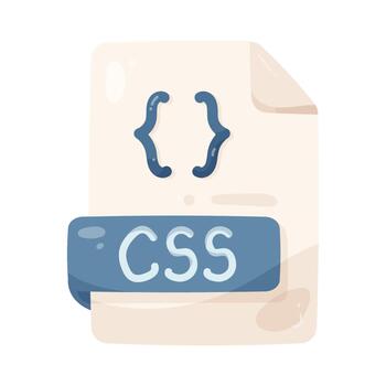 CSS File Format vector