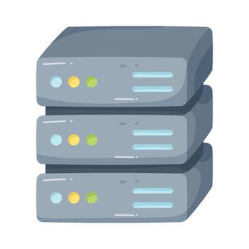 Data Server Stack vector