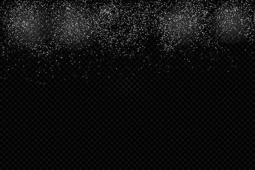 que cae nieve partículas vector