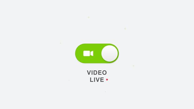 groen wisselen schakelaar activeren interactief leven streaming functionaliteit video